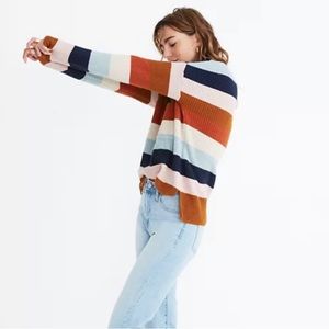 MADEWELL POCKET STRIPED SWEATER